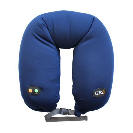 Беспроводная массажная интерьерная подушка GESS Decora - синяя